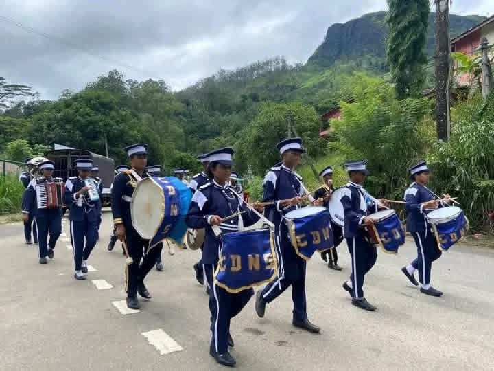 Home School band marching